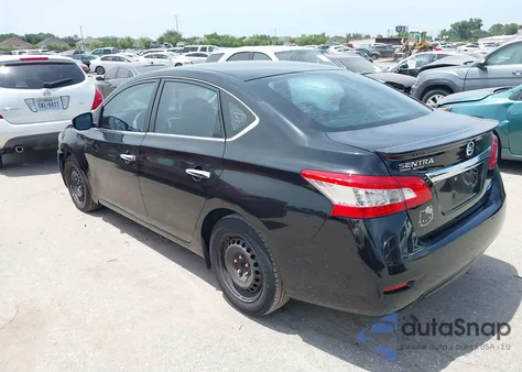 2013 Nissan Sentra Fe+ S from USA, damaged, VIN 3N1AB7AP9DL778828